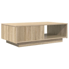 vidaXL Coffee Table Sonoma Oak 95 x 55 x 31 cm Engineered Wood 2