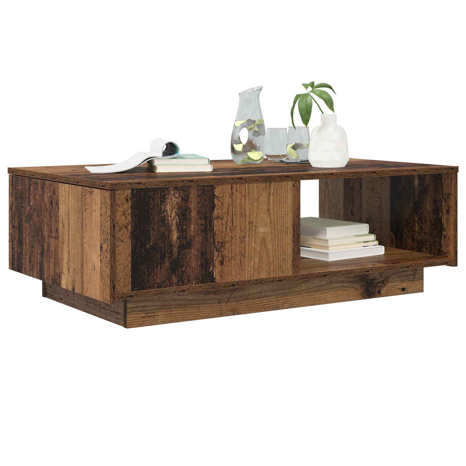 vidaXL Coffee Table Old Wood 95 x 55 x 31 cm Engineered Wood 3