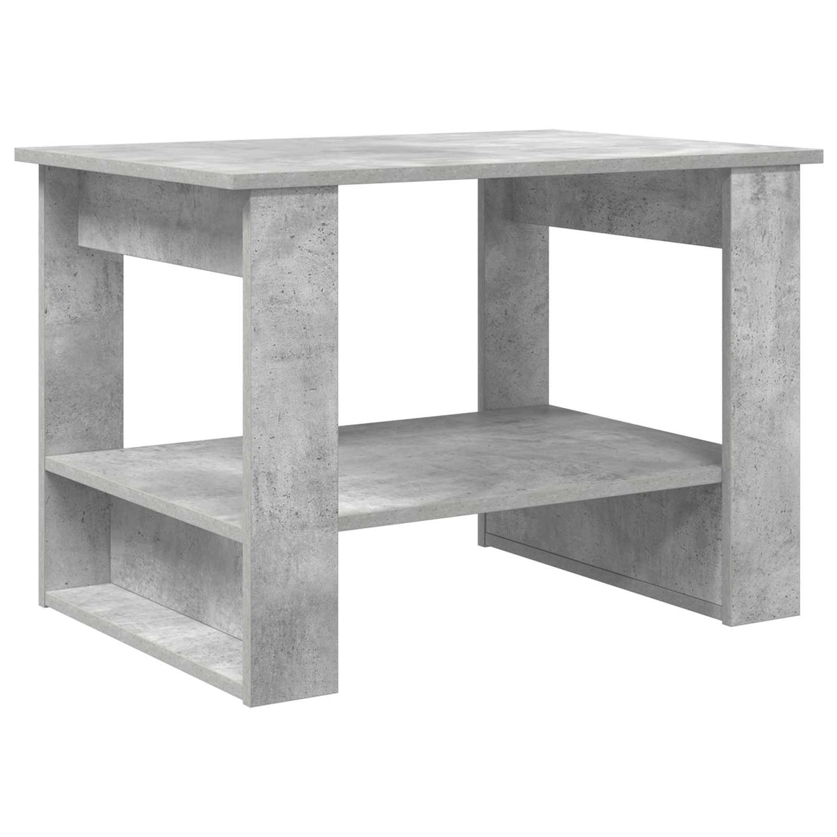 Coffee Table Engineered Wood Concrete grey 72 x 50 x 50 cm