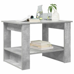 vidaXL Coffee Table Concrete Grey 72 x 50 x 50 cm Engineered Wood 3