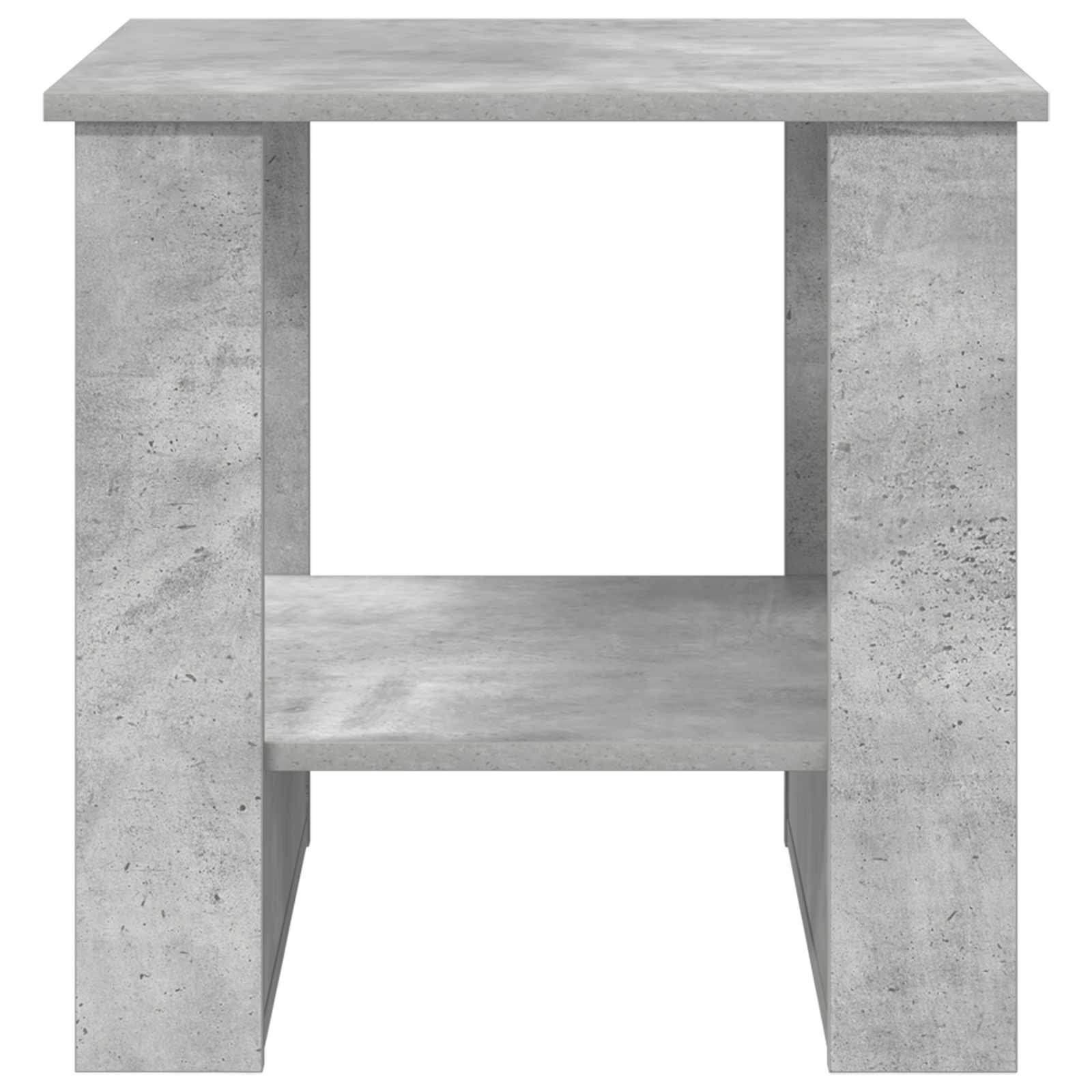 vidaXL Coffee Table Concrete Grey 51 x 50 x 50 cm Engineered Wood 5