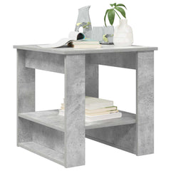 vidaXL Coffee Table Concrete Grey 51 x 50 x 50 cm Engineered Wood 3