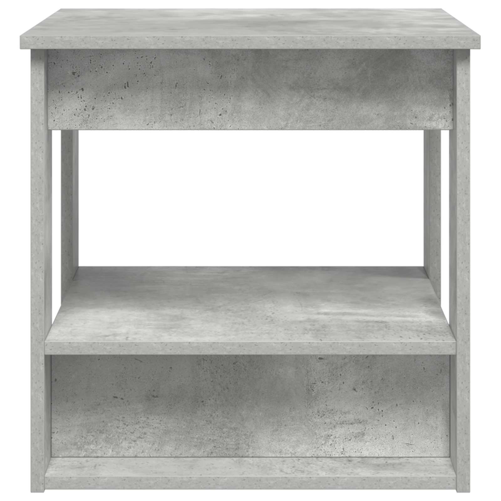 vidaXL Coffee Table Concrete Grey 51 x 50 x 50 cm Engineered Wood 6