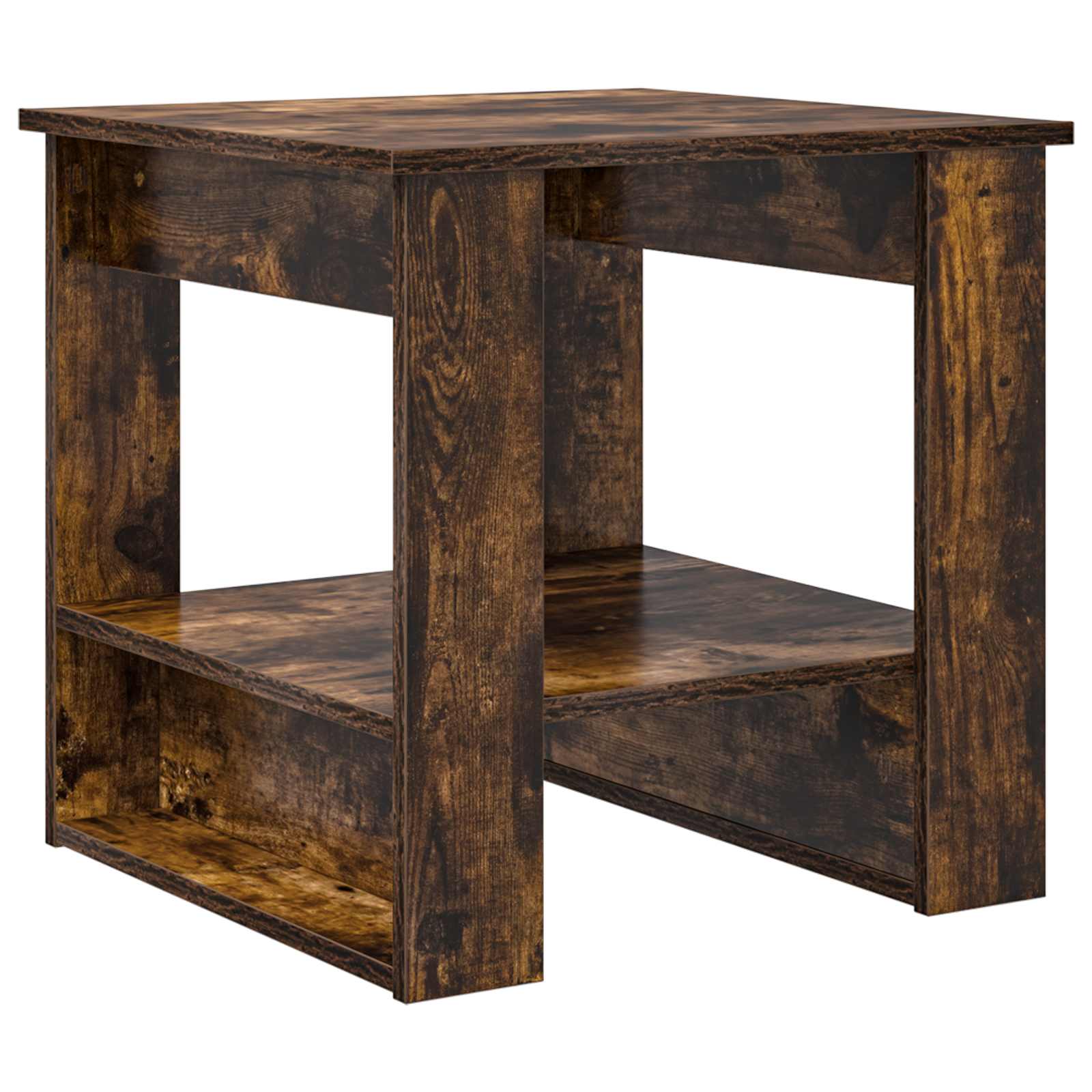 vidaXL Coffee Table Smoked Oak 51 x 50 x 50 cm Engineered Wood 2