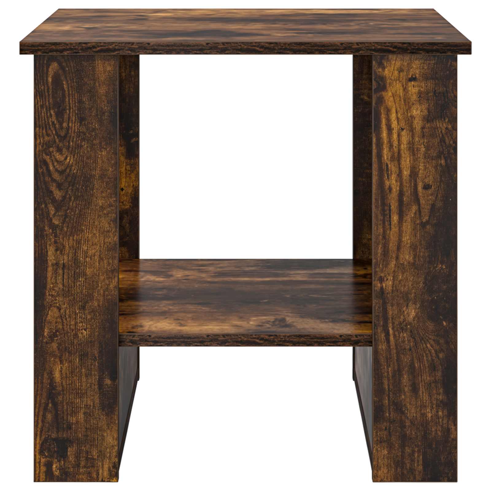 vidaXL Coffee Table Smoked Oak 51 x 50 x 50 cm Engineered Wood 5