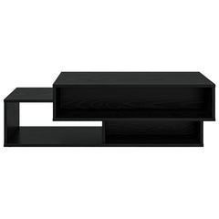 vidaXL Coffee Table Black Oak 105 x 50 x 32.5 cm Engineered Wood 5