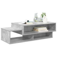 vidaXL Coffee Table Concrete Grey 105 x 50 x 32.5 cm Engineered Wood 3