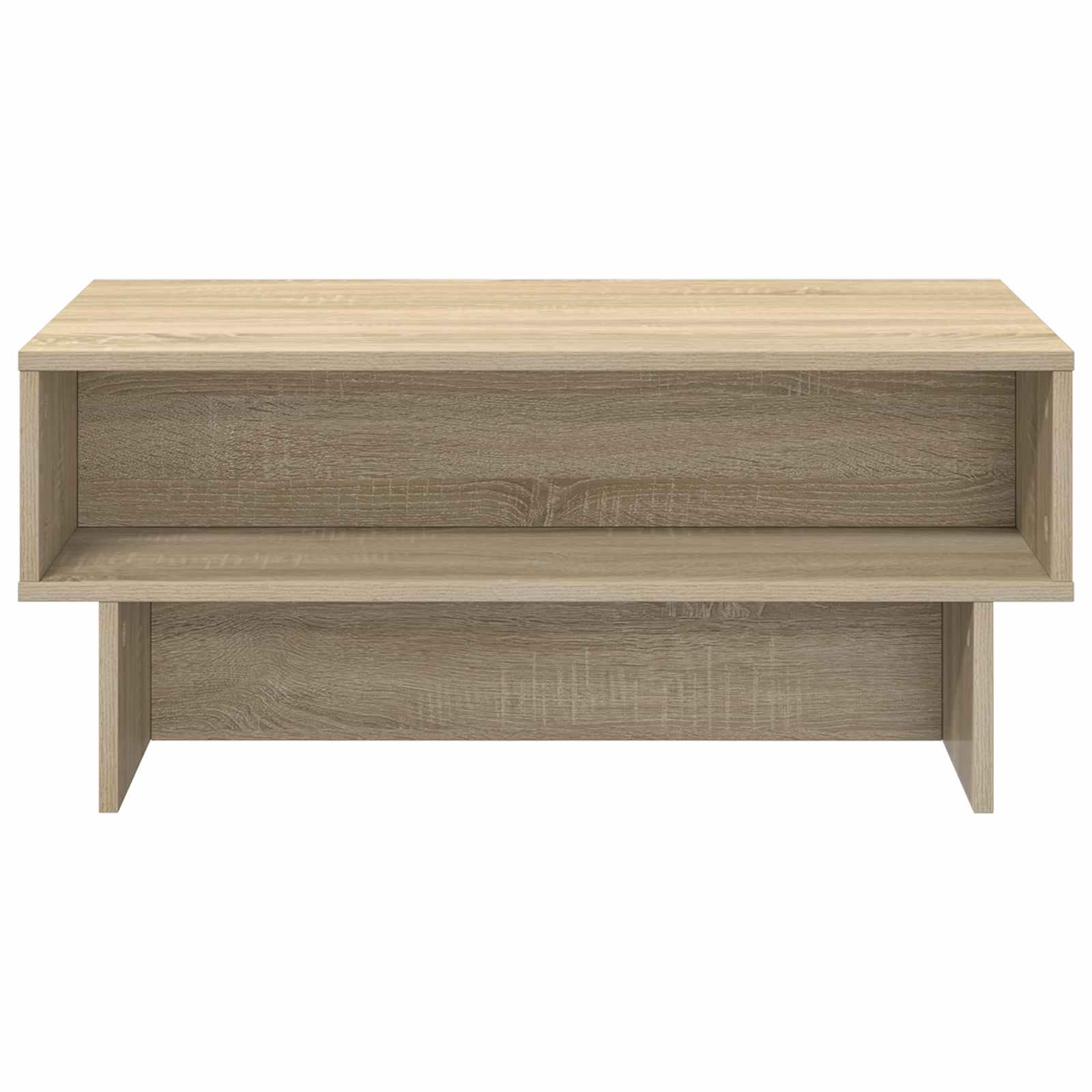 vidaXL Coffee Table Sonoma Oak 80 x 46 x 35 cm Engineered Wood 5