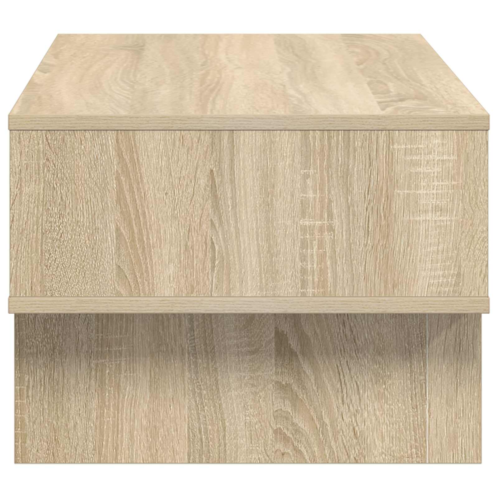 vidaXL Coffee Table Sonoma Oak 80 x 46 x 35 cm Engineered Wood 6