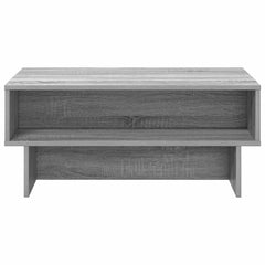 vidaXL Coffee Table Grey Sonoma 80 x 46 x 35 cm Engineered Wood 5