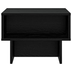vidaXL Coffee Table Black Oak 48 x 46 x 35 cm Engineered Wood 5
