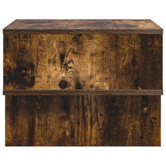 vidaXL Coffee Table Smoked Oak 48 x 46 x 35 cm Engineered Wood 6