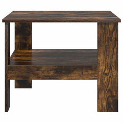 vidaXL Coffee Table Smoked Oak 57 x 55 x 45 cm Engineered Wood 5