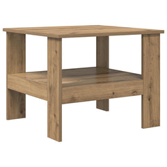 vidaXL Coffee Table Artisan Oak 57 x 55 x 45 cm Engineered Wood 2