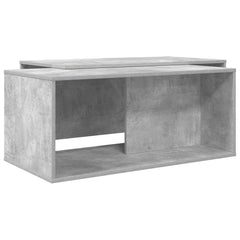 vidaXL Coffee Table Set 2 pcs Concrete Grey 90 x 48 x 40 cm 2