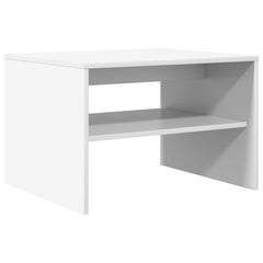 vidaXL Coffee Table White 60 x 50 x 40 cm Engineered Wood 2