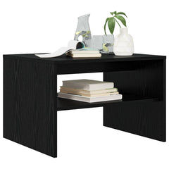 vidaXL Coffee Table Black Oak 60 x 50 x 40 cm Engineered Wood 3