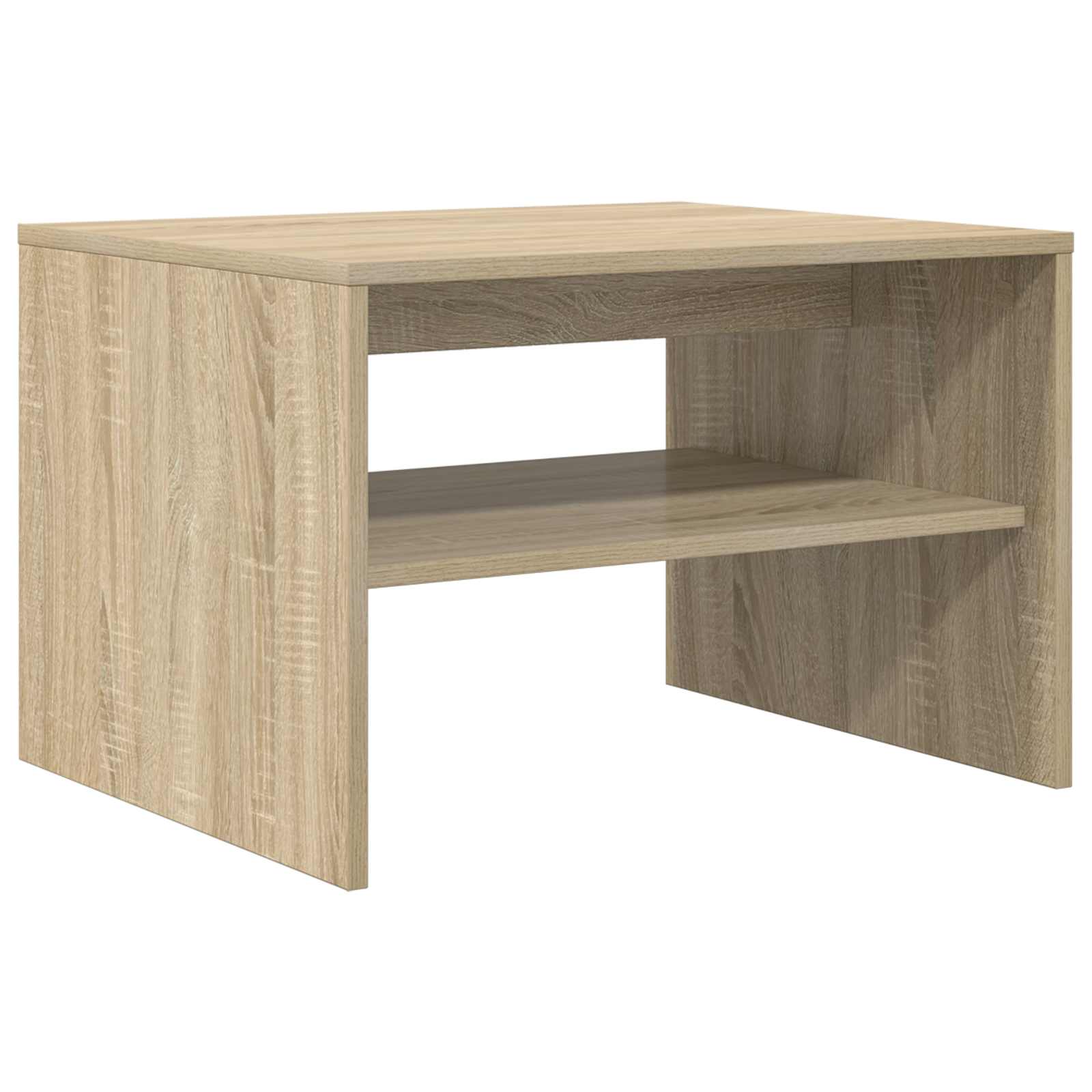 vidaXL Coffee Table Sonoma Oak 60 x 50 x 40 cm Engineered Wood 2