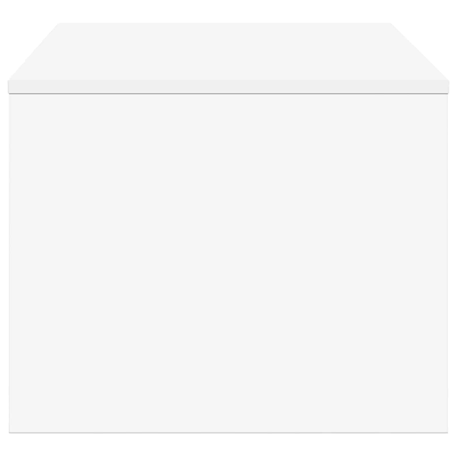 vidaXL Coffee Table White 80 x 50 x 40 cm Engineered Wood 6