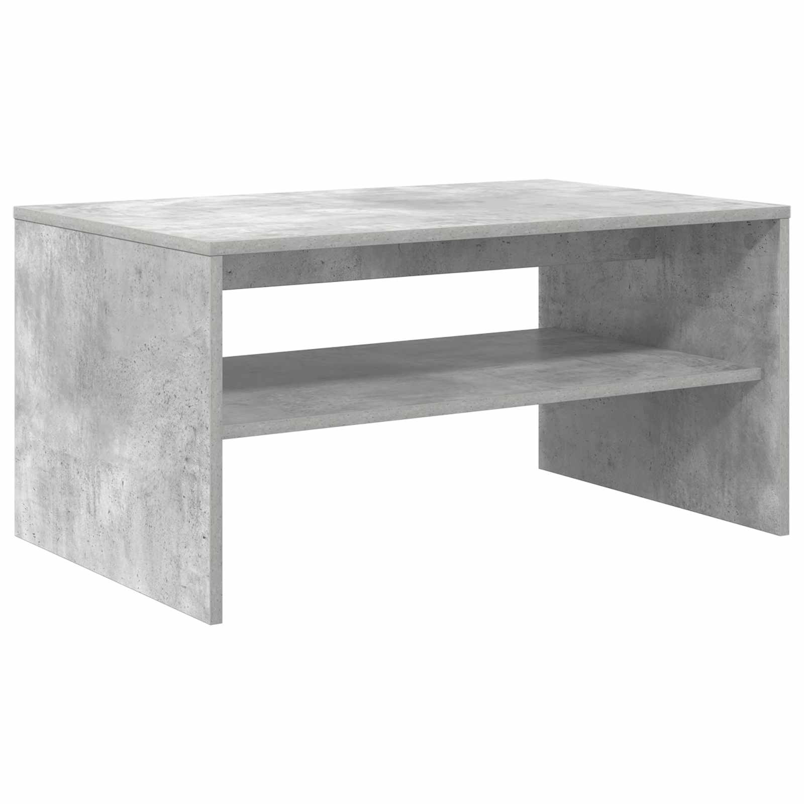vidaXL Coffee Table Concrete Grey 80 x 50 x 40 cm Engineered Wood 2