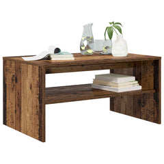vidaXL Coffee Table Old Wood 80 x 50 x 40 cm Engineered Wood 3