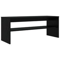 vidaXL TV Cabinet 100 x 35 x 40 cm Black Oak Engineered Wood 2