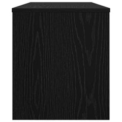 vidaXL TV Cabinet 100 x 35 x 40 cm Black Oak Engineered Wood 6