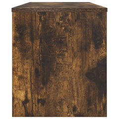 vidaXL TV Cabinet 100 x 35 x 40 cm Smoked Oak Engineered Wood 6