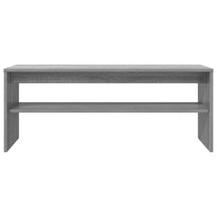 vidaXL TV Cabinet 100 x 35 x 40 cm Grey Sonoma Engineered Wood 5