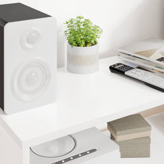 vidaXL TV Cabinet 80 x 30 x 40 cm White Engineered Wood 4