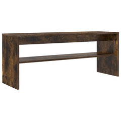 vidaXL TV Cabinet 100 x 30 x 40 cm Smoked Oak Engineered Wood 2