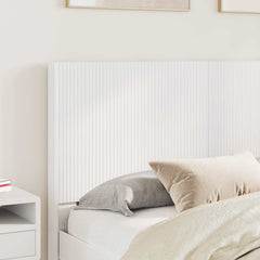 Bed Frame with Storage and Headboard Length 200 cm White 160 cm