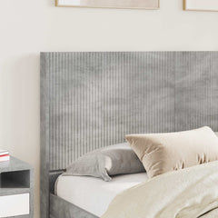 Bed Frame with Storage and Headboard Length 200 cm Concrete Grey 160 cm