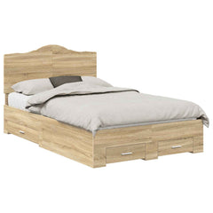 Bed Frame Engineered Wood Sonoma oak