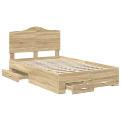 Bed Frame Engineered Wood Sonoma oak