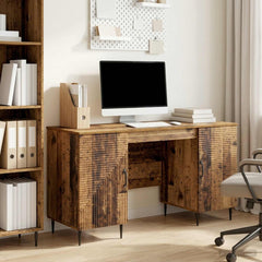 Desk 142.5 x 50 x 75 cm Engineered Wood Old wood