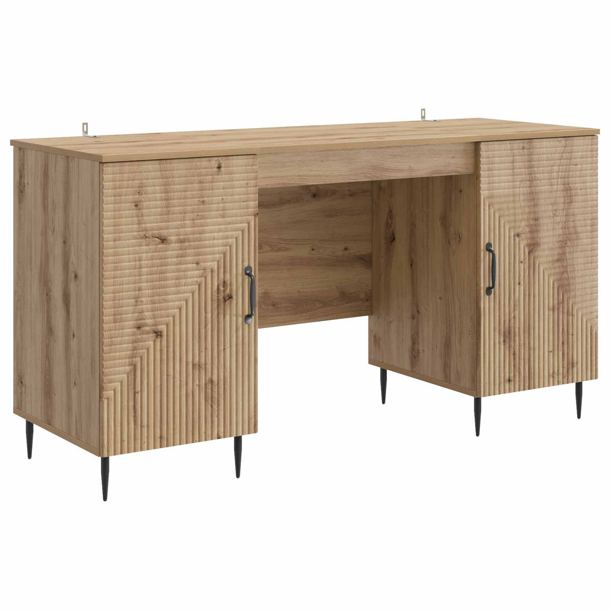 Desk 142.5 x 50 x 75 cm Engineered Wood Artisan oak