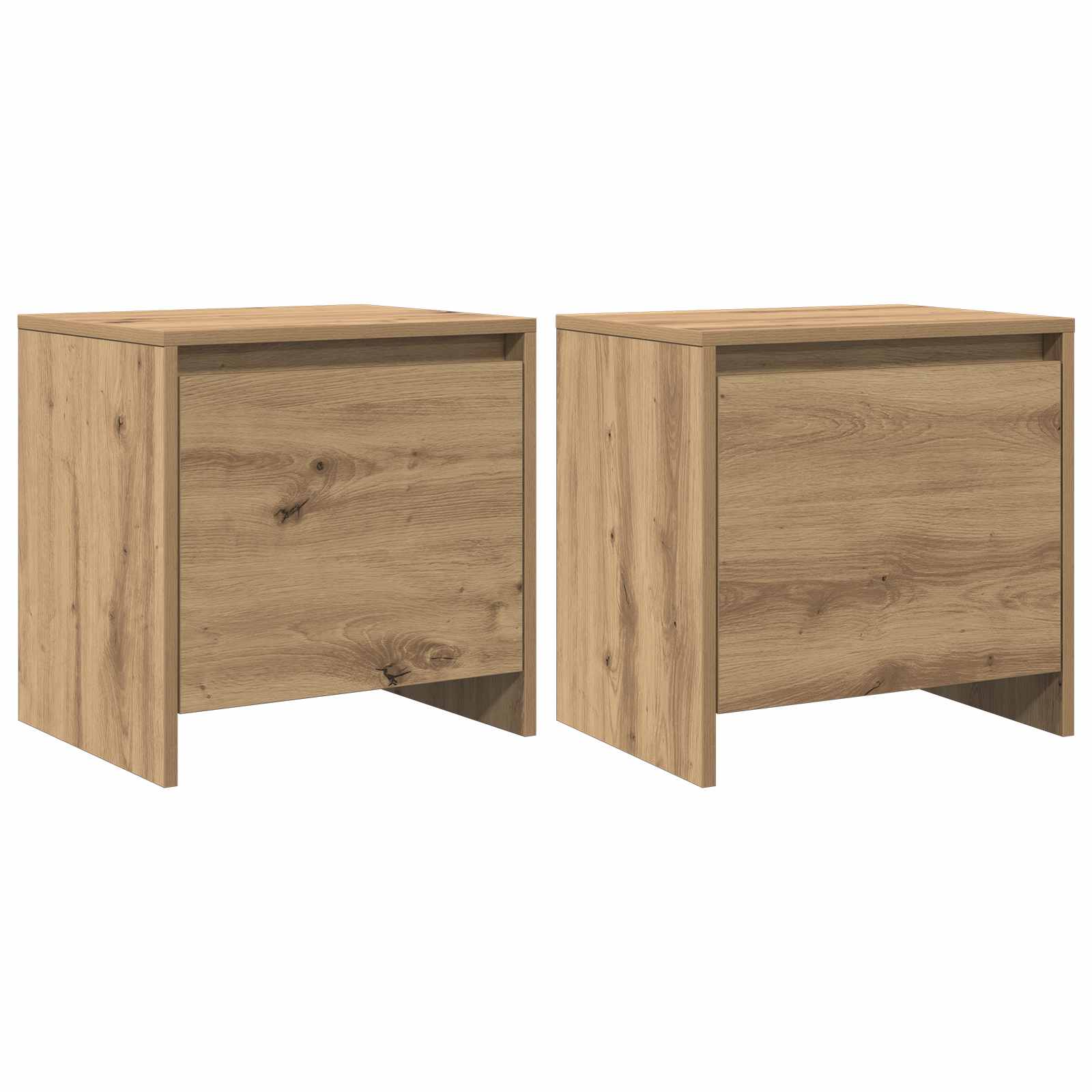vidaXL Bedside Cabinet Artisian Oak 45 x 34 x 44.5 cm Engineered Wood 2