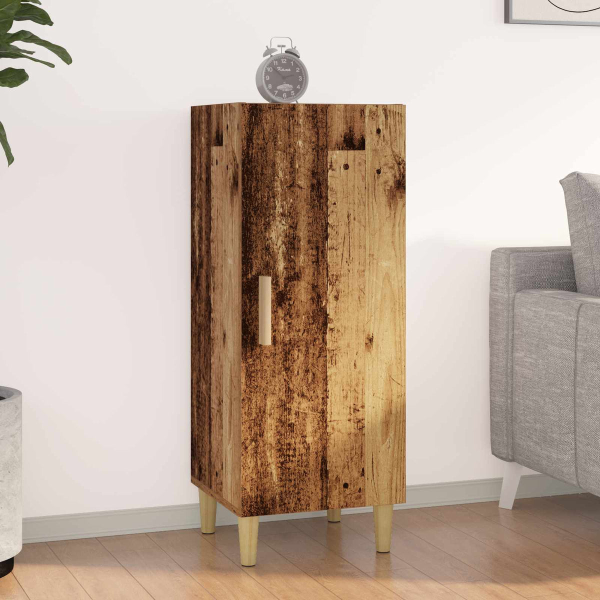 Sideboard 34,5x34x90 cm Engineered Wood Old wood