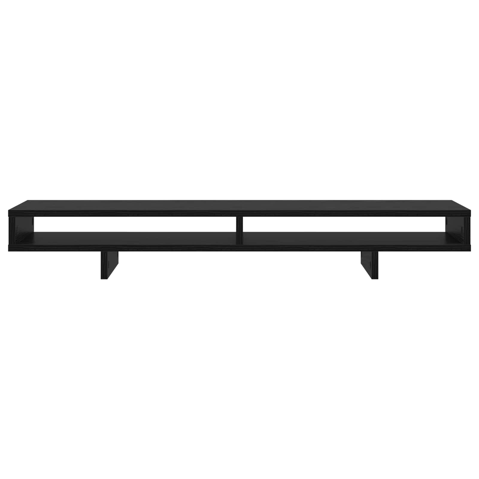 vidaXL Monitor Stand Black 100 x 27 x 15 cm Engineered Wood 4