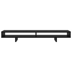 vidaXL Monitor Stand Black 100 x 27 x 15 cm Engineered Wood 4