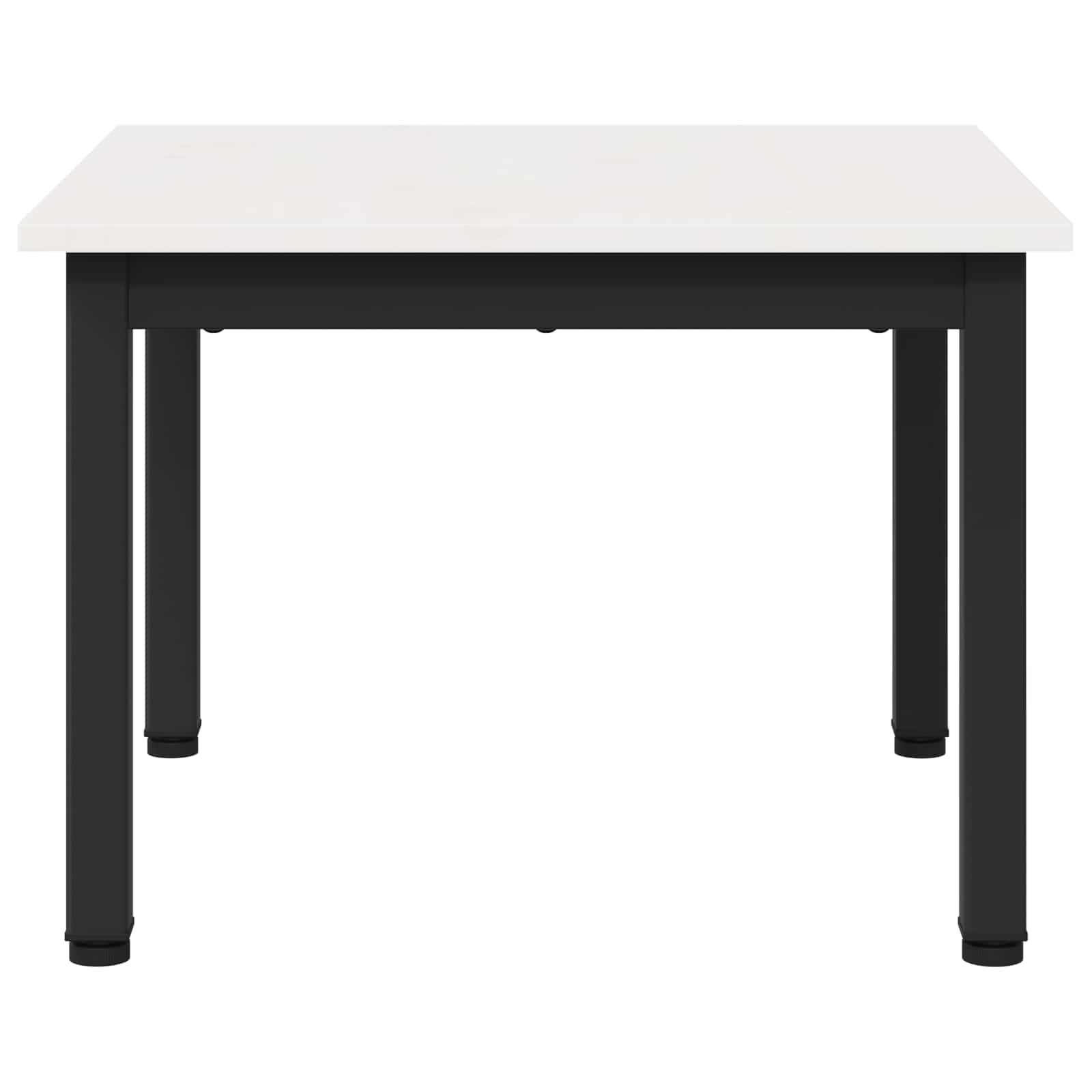 vidaXL Coffee Table White 50 x 50 x 36 cm Solid Pine Wood 6
