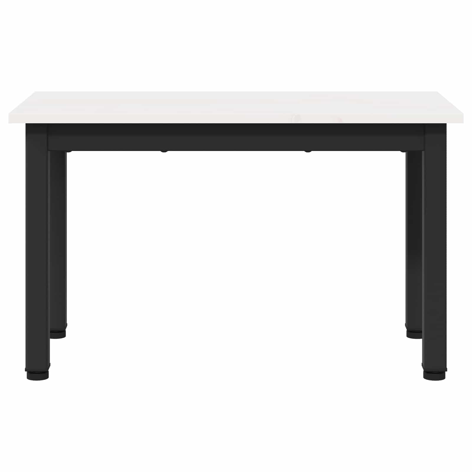 vidaXL Coffee Table White 60 x 30 x 36 cm Solid Pine Wood 5