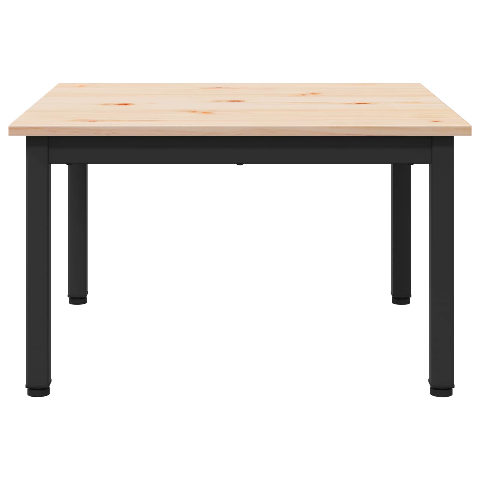 vidaXL Coffee Table Natural 60 x 60 x 36 cm Solid Pine Wood 6