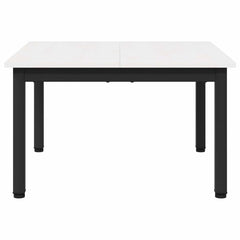 vidaXL Coffee Table White 60 x 60 x 36 cm Solid Pine Wood 5