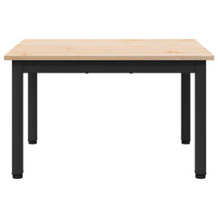vidaXL Coffee Table Natural 60 x 50 x 36 cm Solid Pine Wood 5