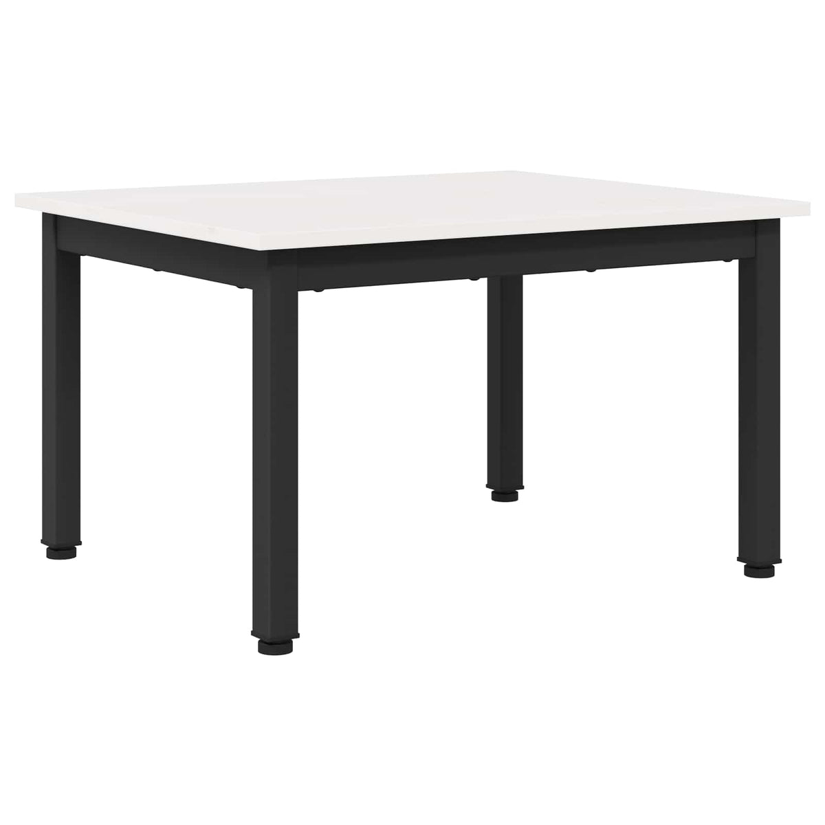 Coffee Table Solid Pine Wood White 60 cm 36 cm 50 cm