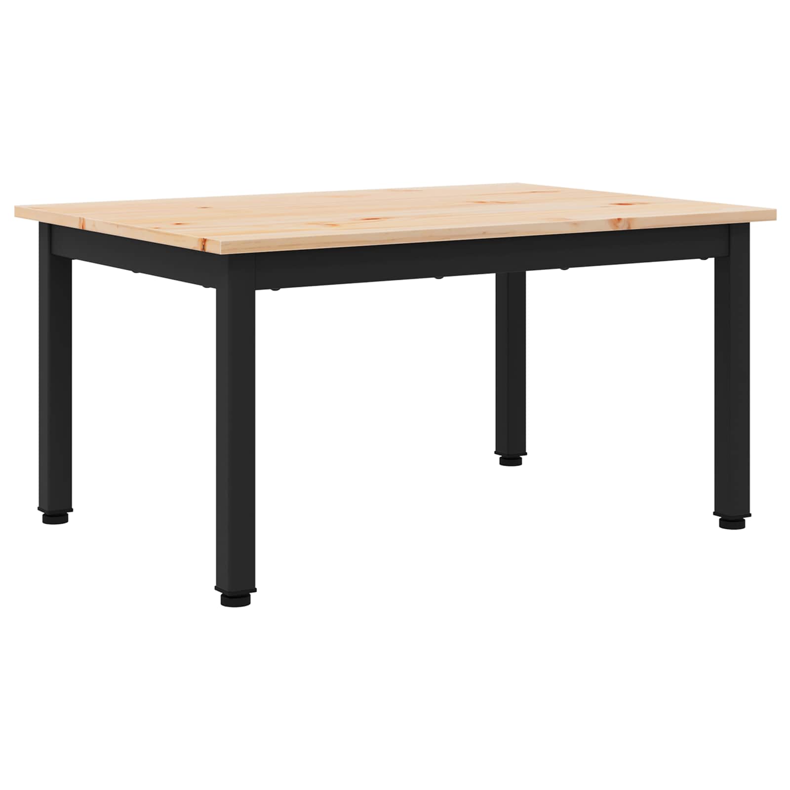 vidaXL Coffee Table Natural 70 x 50 x 36 cm Solid Pine Wood 2