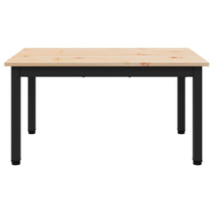 vidaXL Coffee Table Natural 70 x 50 x 36 cm Solid Pine Wood 5