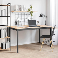 vidaXL Dining Table Natural 140 x 80 x 75 cm Solid Pine Wood 4